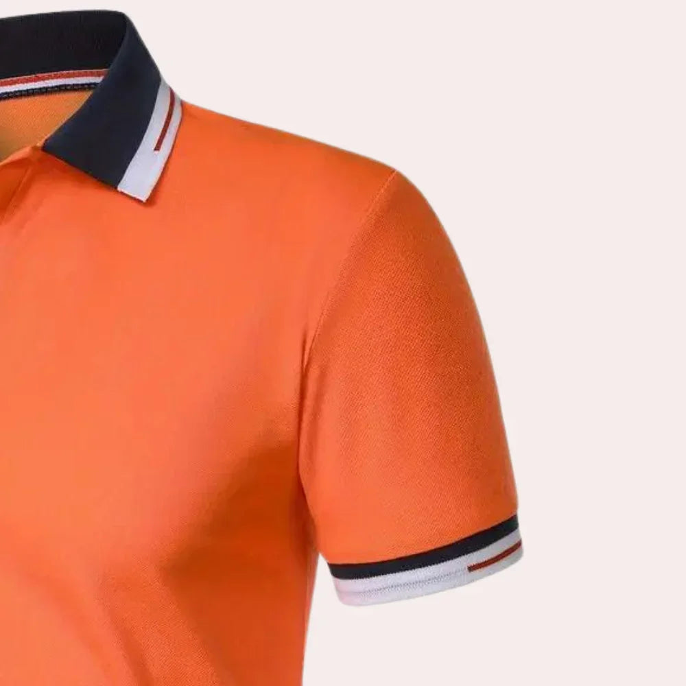 Oranje herenpoloshirt voor WK2026