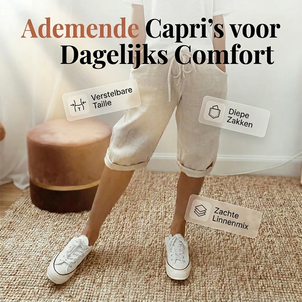 Maison Loréa® | Katoen linnen Dames Shorts 1+1 Gratis