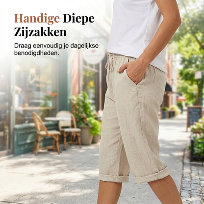 Maison Loréa® | Katoen linnen Dames Shorts 1+1 Gratis
