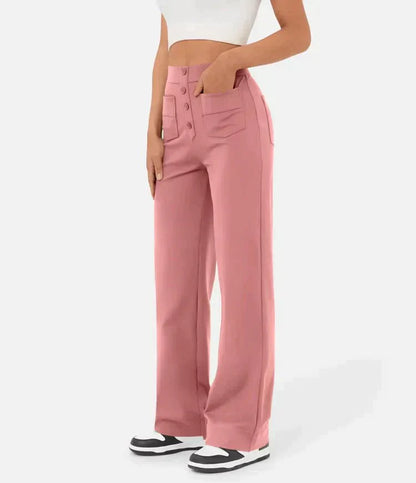 Hoge taille casual elastische broeken