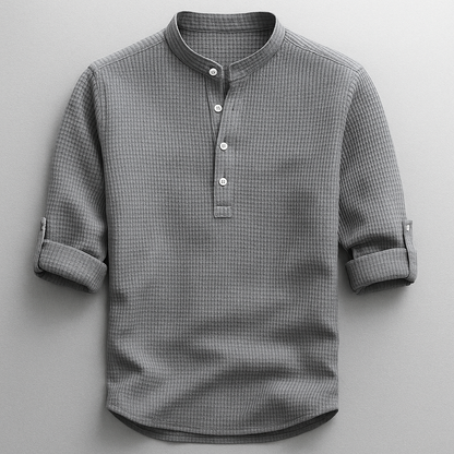 Henri | Shirt met oprolbare lange mouwen