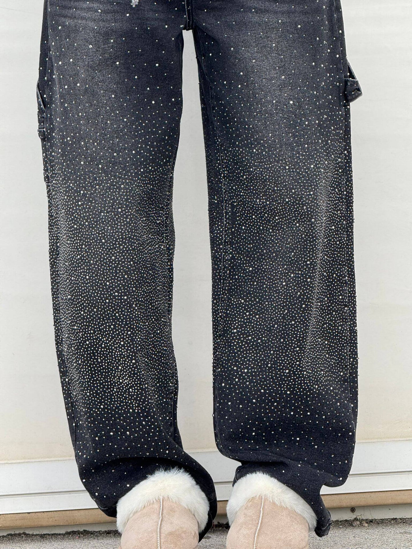 LUNO | Wijde jeans voor dames – Modecomfort met een sprankelend accent