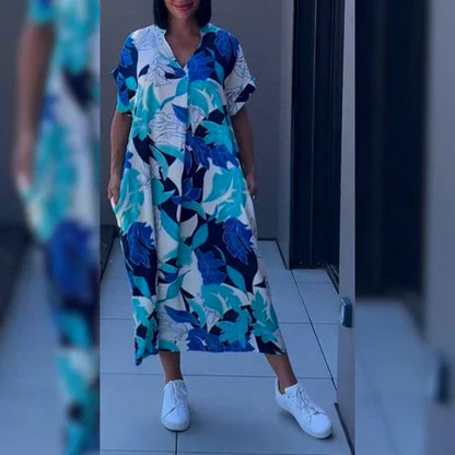 MARA | Elegante Bloemenjurk voor een Gracieus en Vrouwelijk Stijl