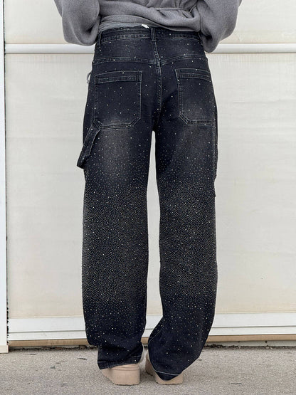 LUNO | Wijde jeans voor dames – Modecomfort met een sprankelend accent