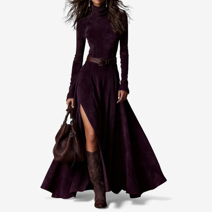 ZAIRA™ | Lange Jurk met Elegante Taille en Vloeiende Beweging voor Dag en Avond