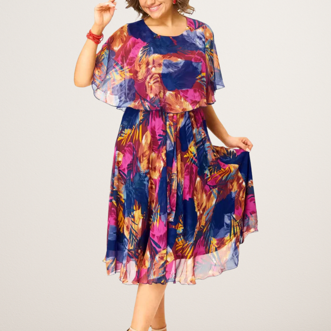 Barbara | Zorgeloze Flow Jurk