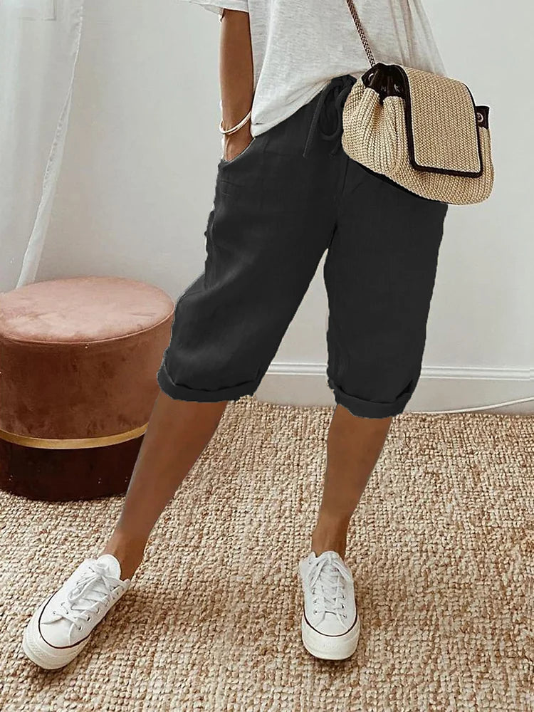 Maison Loréa® | Katoen linnen Dames Shorts 1+1 Gratis