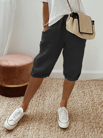 Maison Loréa® | Katoen linnen Dames Shorts 1+1 Gratis
