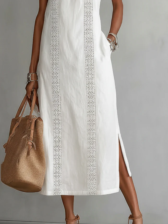 Chloe | Elegante Zomer Midi-jurk