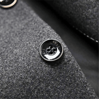 DYLAN | Herenjas Slim Fit met Mandarijnkraag en Tijdloze Elegantie voor Koude Dagen