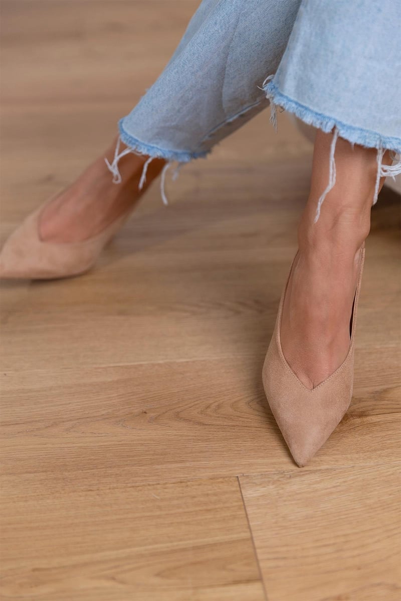 LIONA™ | Décolleté Slingback Nude