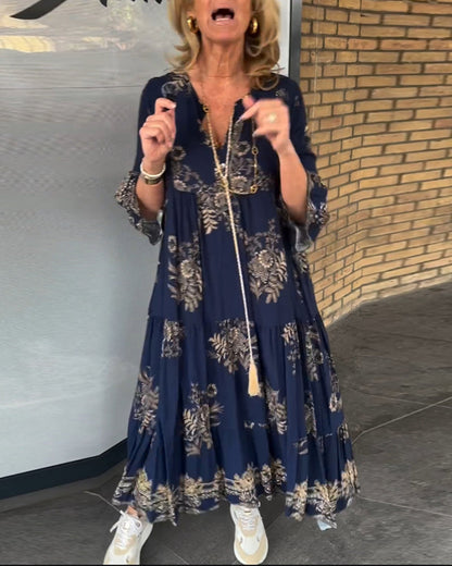 FAY | Vintage Jurk voor Dagelijkse Elegantie en Moeiteloze Stijl
