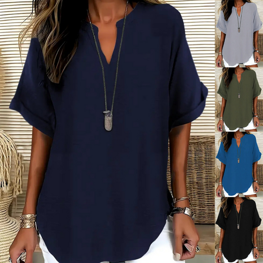 Daniela | Top leggero con scollo a V