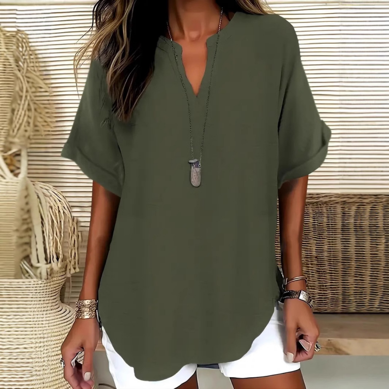 SARA | Elegante V-hals blouse