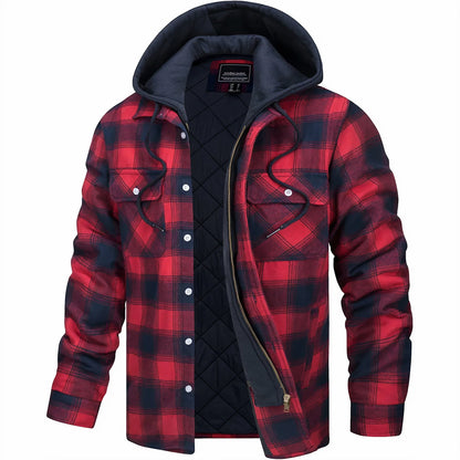 VICTOR | Ruitjack voor Mannen met Warmte en Stijl voor Herfst en Winterdagen