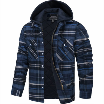 VICTOR | Ruitjack voor Mannen met Warmte en Stijl voor Herfst en Winterdagen