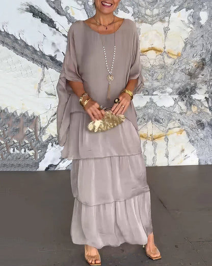 NORA | Elegante Maxi Jurk Comfortabel voor Alle Gelegenheden