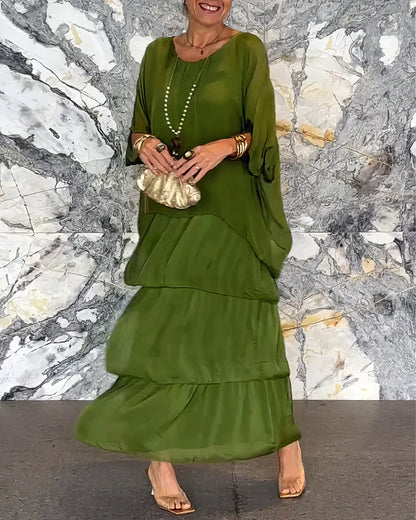 NORA | Elegante Maxi Jurk Comfortabel voor Alle Gelegenheden